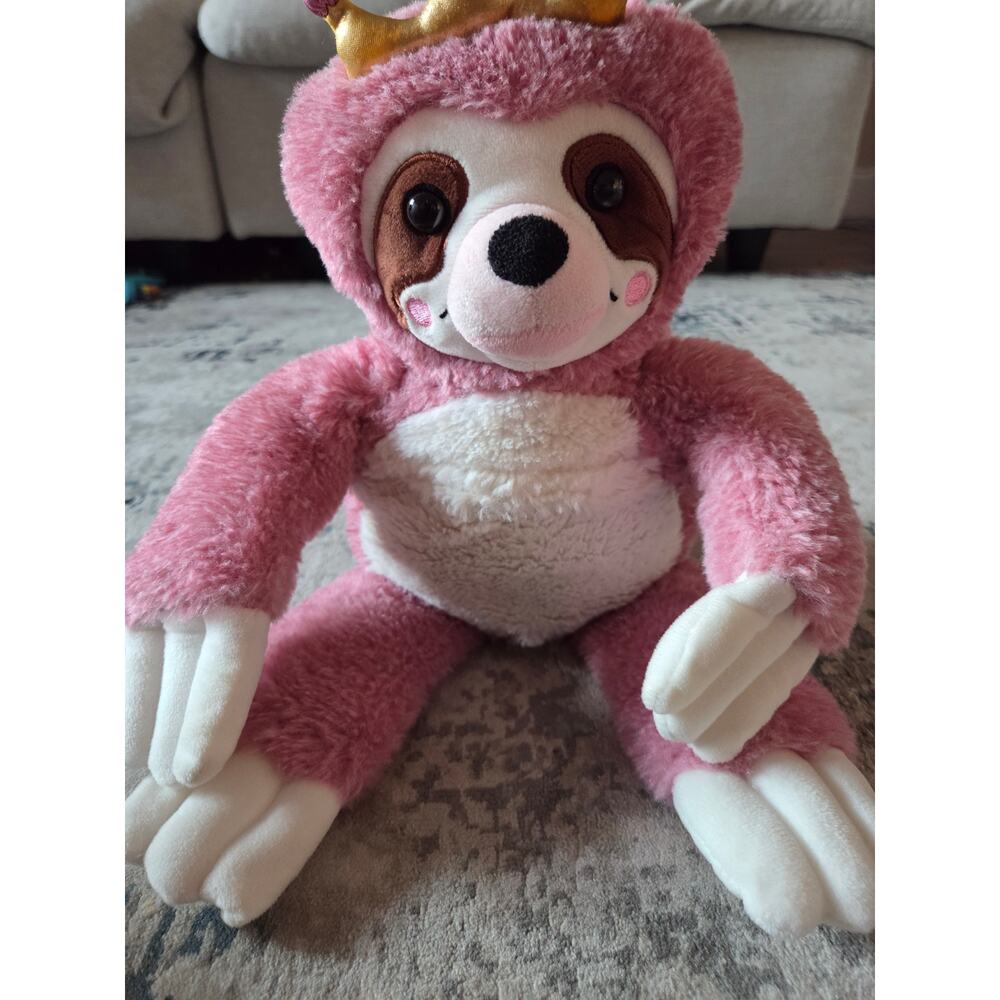 Aroma Home‎ Pink Princess Sloth Microwavable Heating Pad Plush Lavender Scented